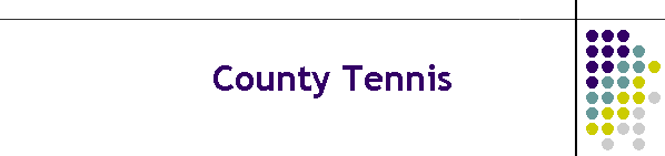 County Tennis