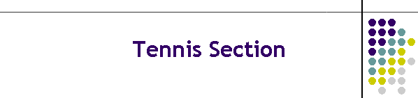 Tennis Section